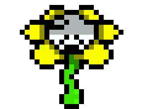 [7b3d0a] Flowey The Flower![My Version][Heheh :3]