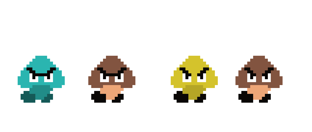 Goomba pixel art