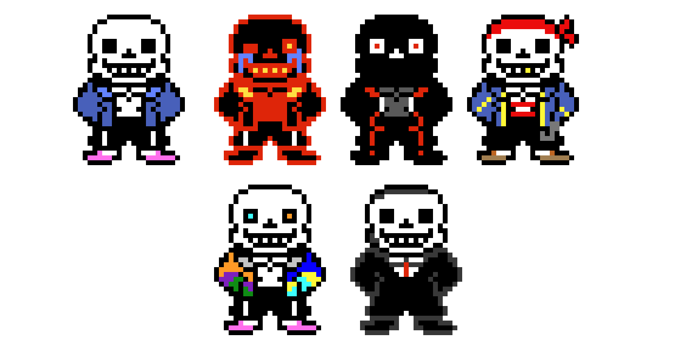 [9664c4] Sans from different AU's