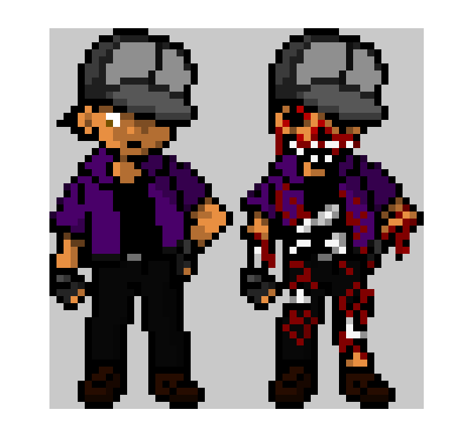 [23b1ae] Palettes for Creepypasta OC - Lykor (Normal and Dead) (ft. Red from Blue Tears) - these are a part of an original creepypasta that I call Bloody Tears
