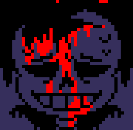 [7ce906] *(Demented stands up.) -HorrorTale Sans