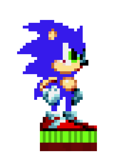 [02487f] Modgen Sonic The Hedgehog (Sprite)