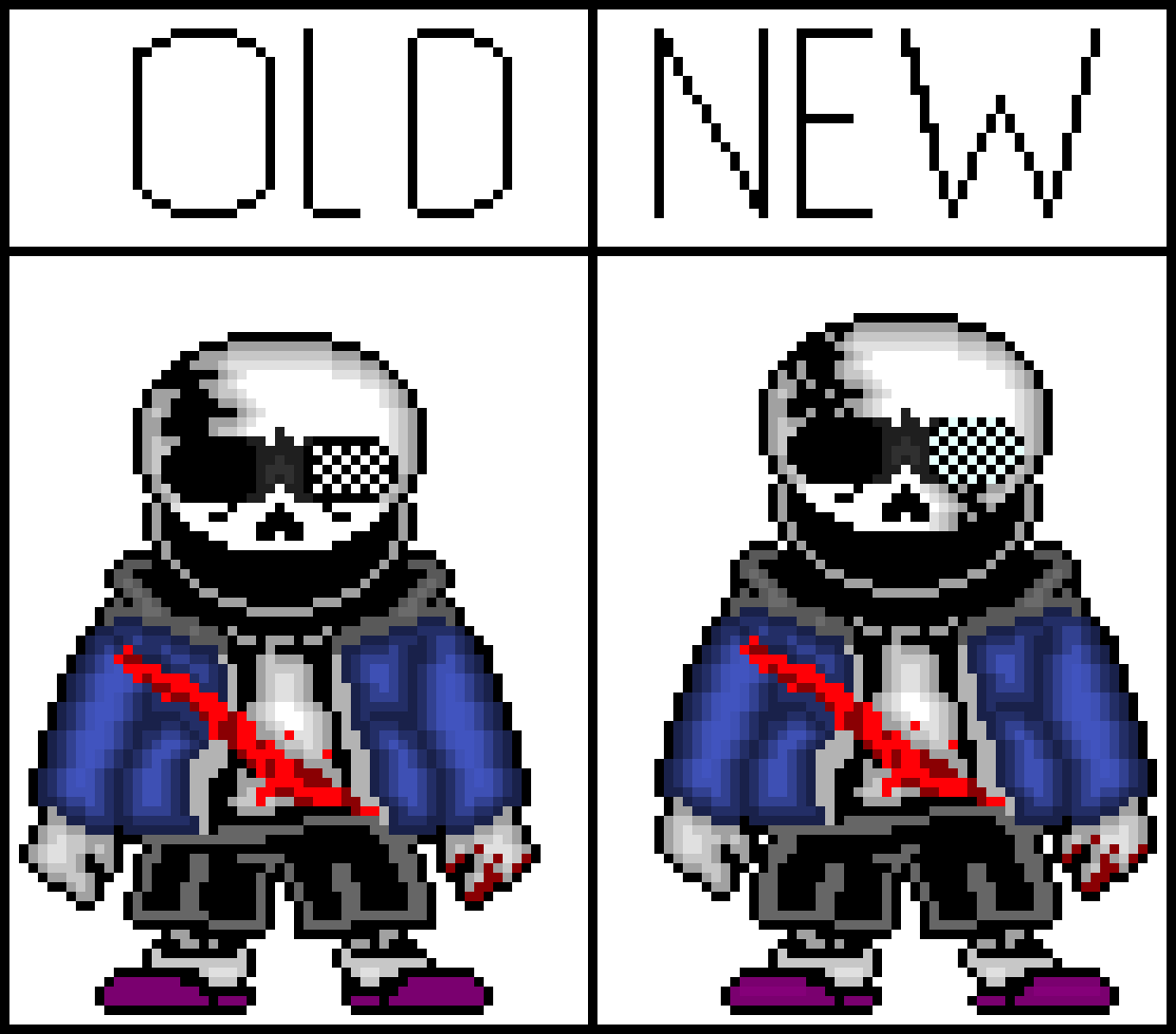 [670d58] Sans (LB Phase 3) (Old Vs Remake Comparison)