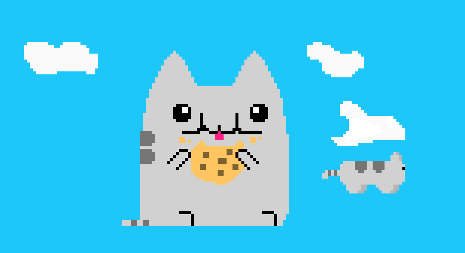 [81d8c4] Pixel Pusheen! (Again)