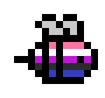 [6d55e7] pride bee
