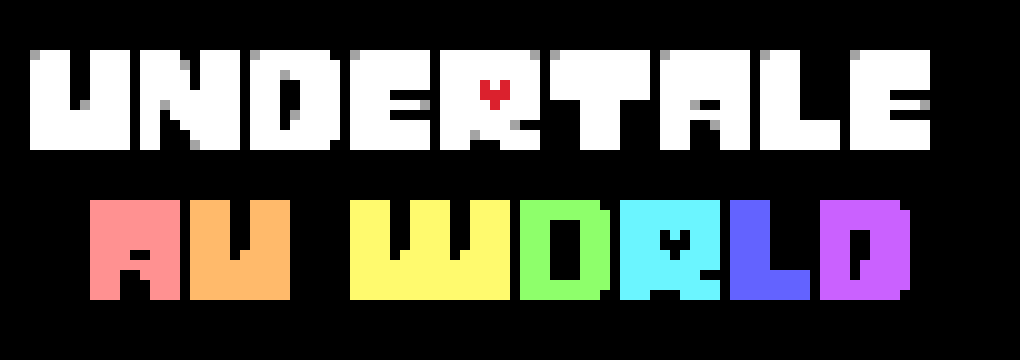 [509ea5] Undertale AU WORLD Logo