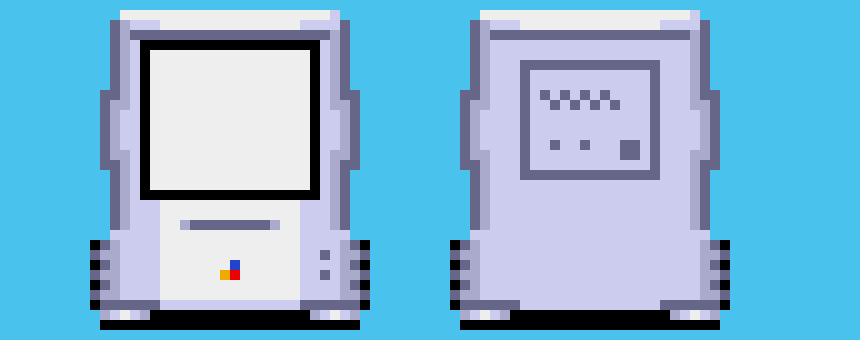 [9664c4] Front and Back of Sonic 3 monitor for papercraft model textures (WIP)