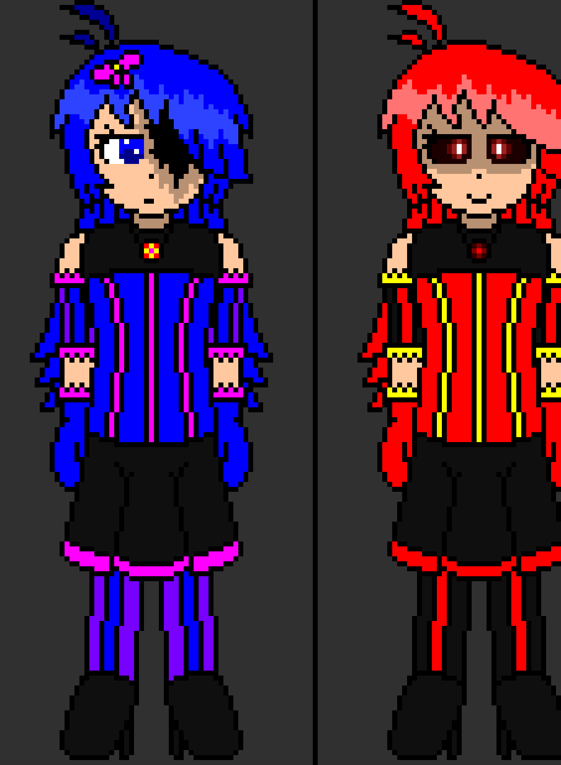 [4c6334] I also make the other side of her less like an undertale hate rip off 