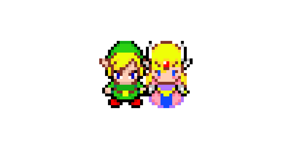 [4bb4bf] Link and Zelda