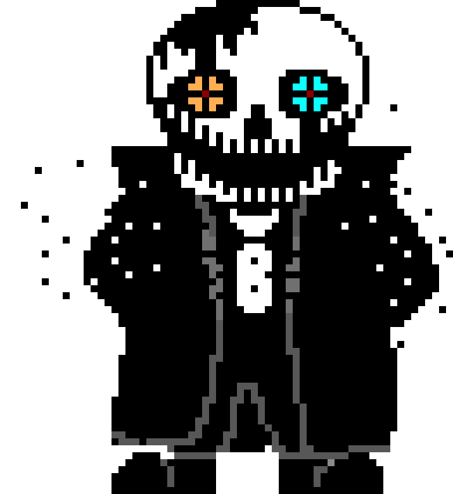 [9664c4] Vantablack sans sprite BATTLE VERSION!
