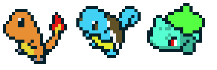[9664c4] The Kanto Starters