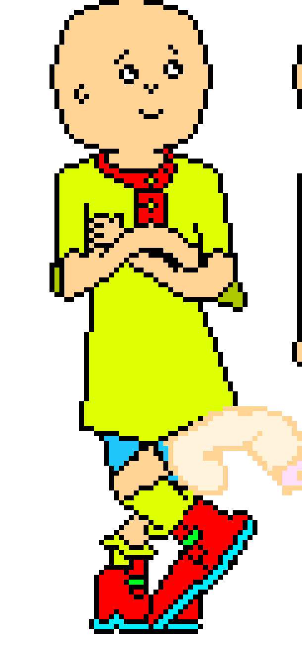[53a360] Caillou and his big long dick
