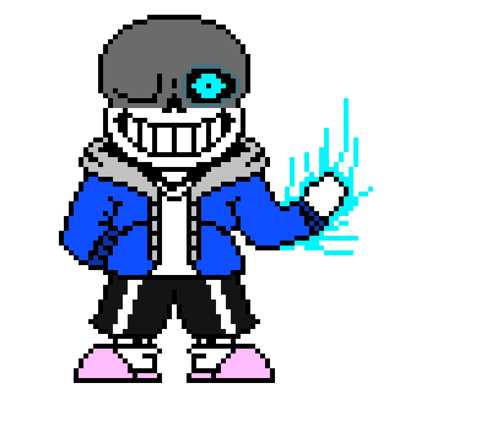 Sans HARD MODE Stronger Blue Glow