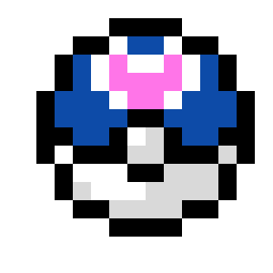 [9664c4] pokeball blue heart