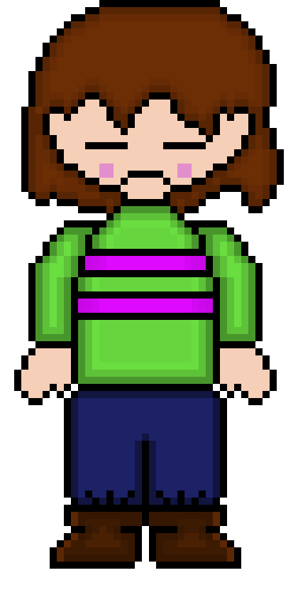 [78a5cd] I don't want to fight...}SE!Frisk
