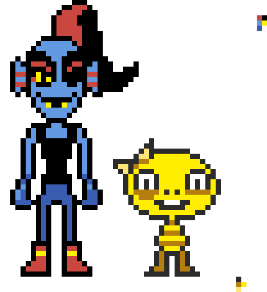 Undyne and Monster Kid
