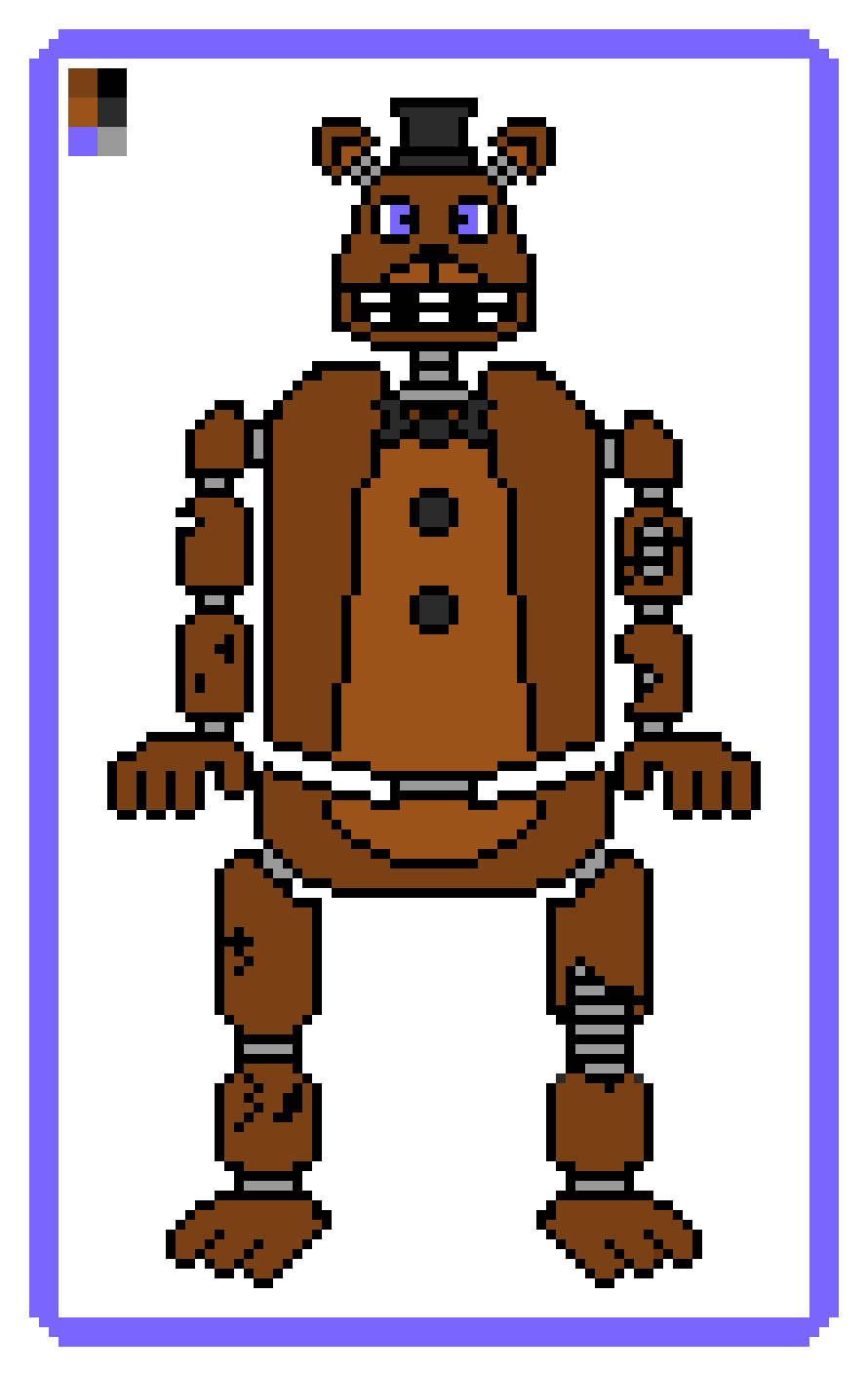 Witherd Freddy For my FNAF Grid