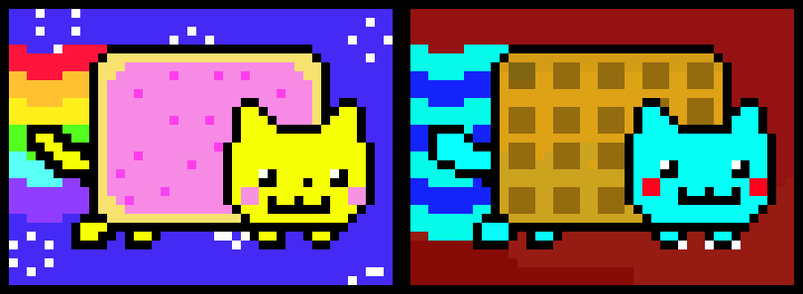 [d1180c] Nyan Cat AND taC nayn