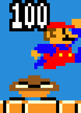 [36d63b] Mario stomping on a Goomba except i made it look more modern