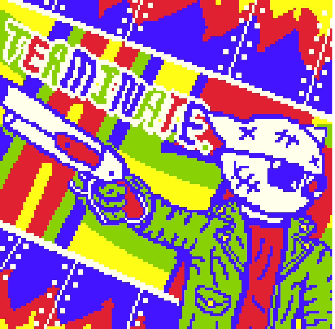 [8defd6] the metal is like based off that one terminator poster wheres hes got the metal plates behind him, I wanted the text so like slowly become more white to reflect how in the game n in the movie t/c-800 slowly becomes more robotic as he takes more damage but i couldnt rly do that without making the text completely unreadable 