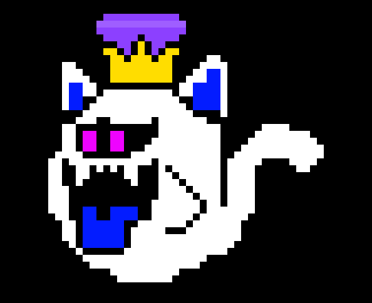 [ce6ea9] King Boo as a Cat by Bill 1