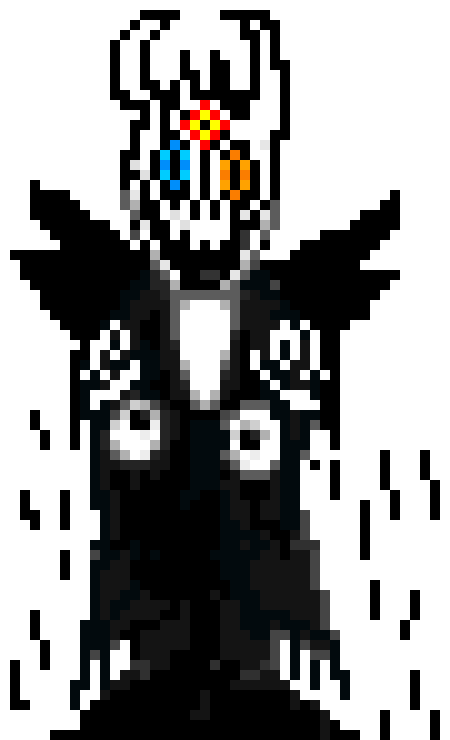 [9664c4] (corrupted undergroud)(dr w.d gaster)(improved sprite)(maybe we could deo corrupted underground au stuff like this)