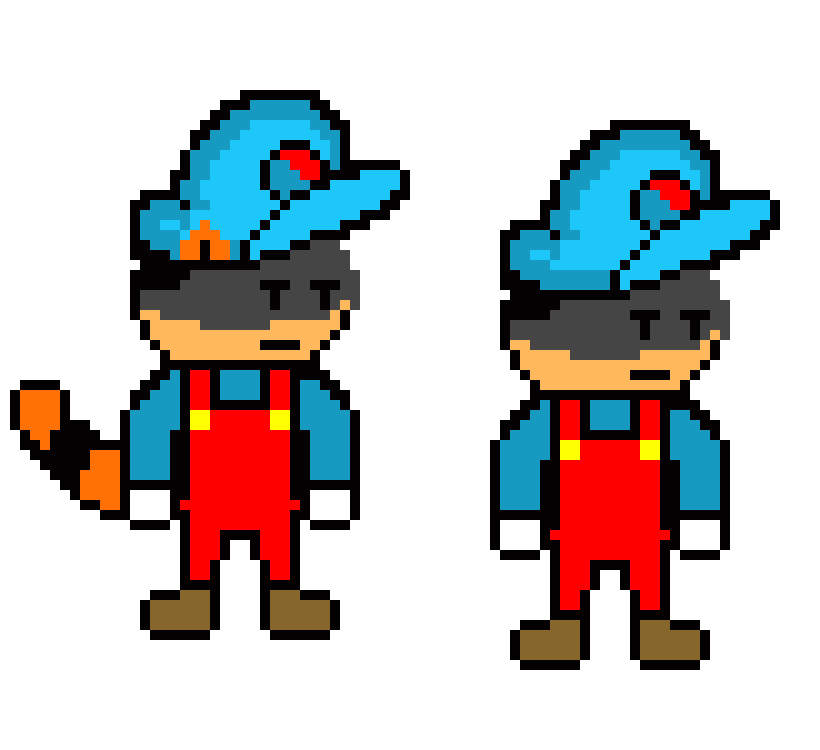 hey can someone help me draw a yellow cape on the back of smario because its kinda like the cape feather from mario world - Smario