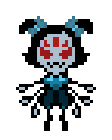 Floodtale (my AU) Muffet Sprite