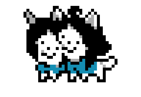 [18da68] (Undertale) 2 Headed Temmie