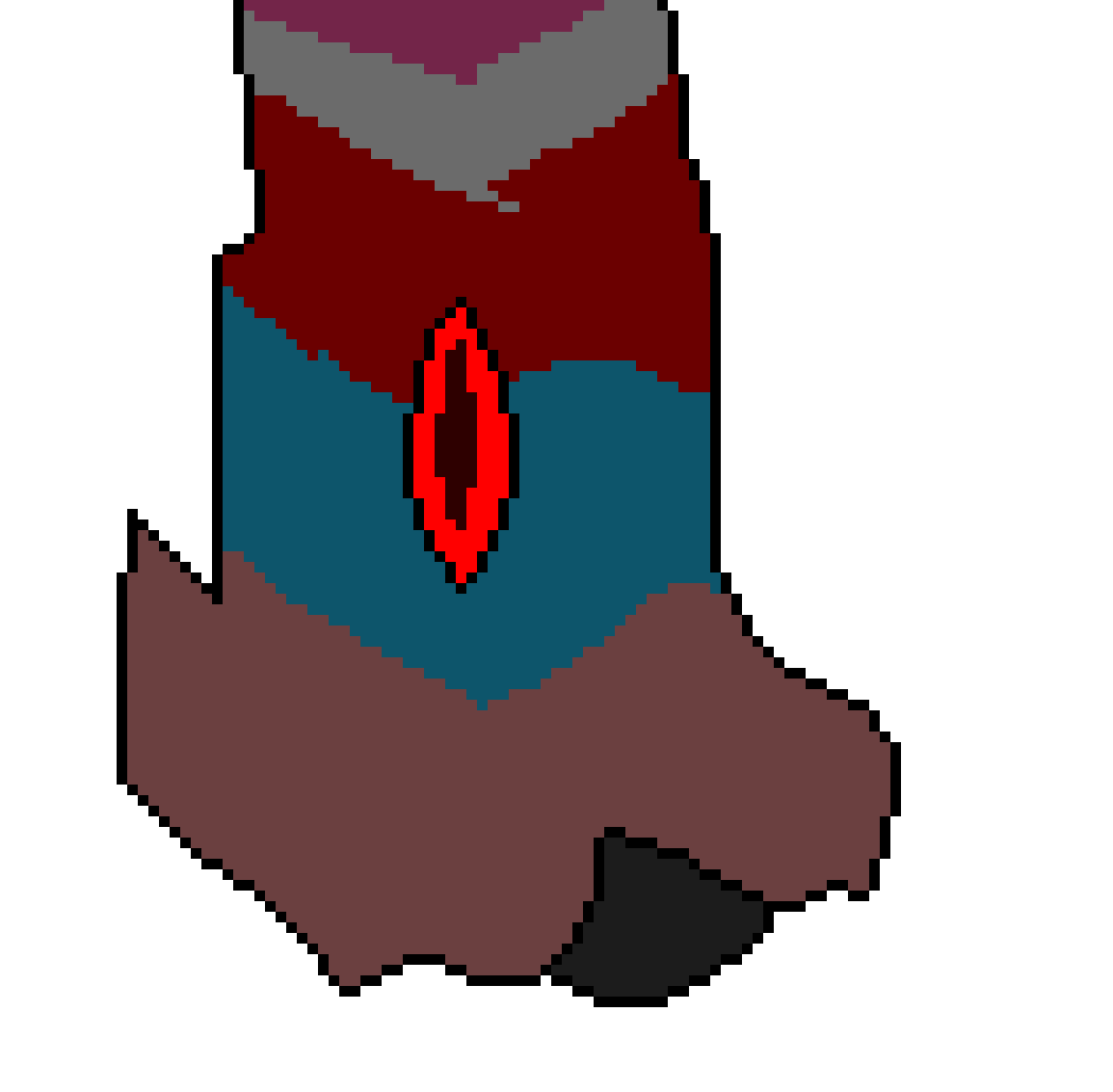 [a2471d] *the tower sits in its position, with the giant eye on it staying still.*