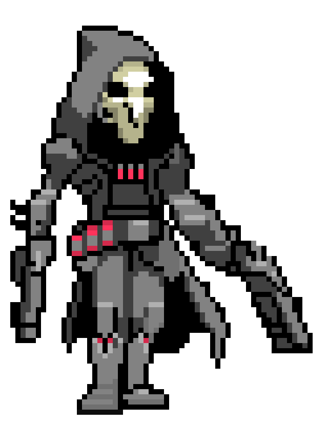 Pixel Art Overwatch Reaper
