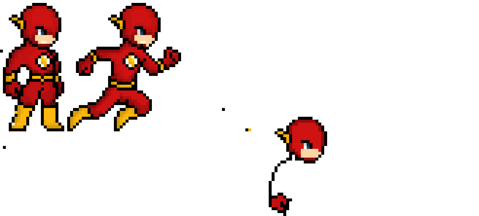 The Flash Pixel Art Collection