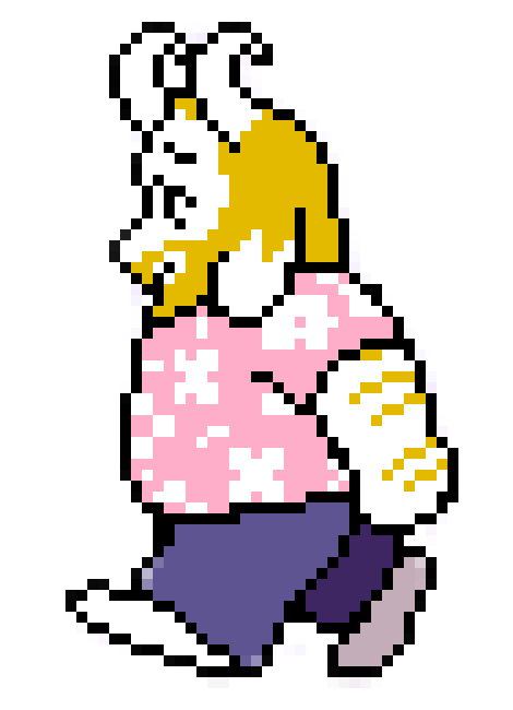 [9afd85] Asgore pink sprite L2
