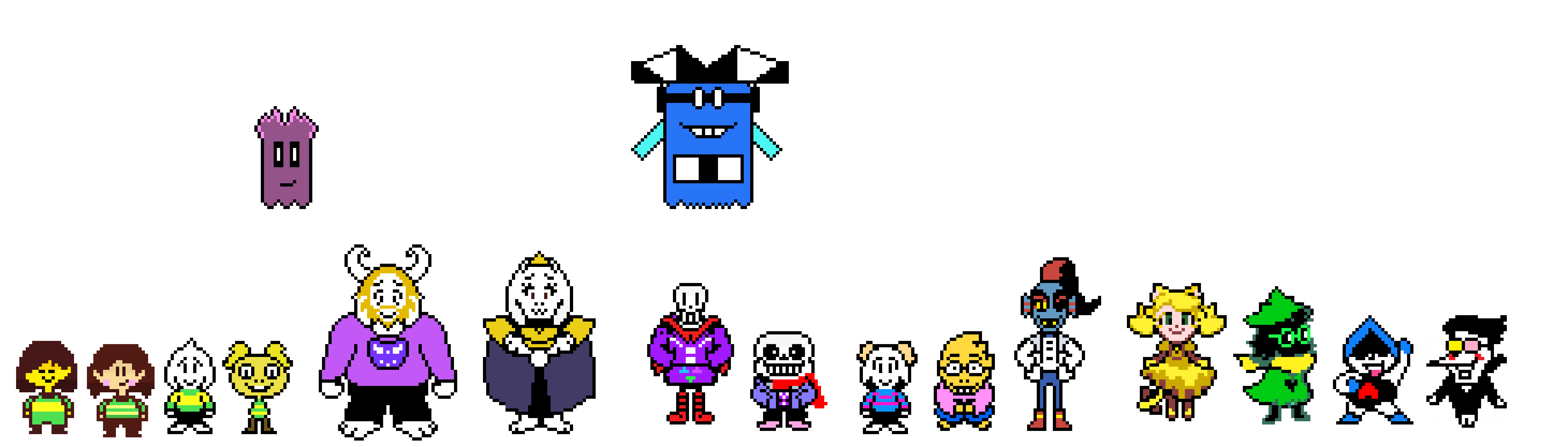 [7c1575] Univer's Underswap:Pacifist friends
