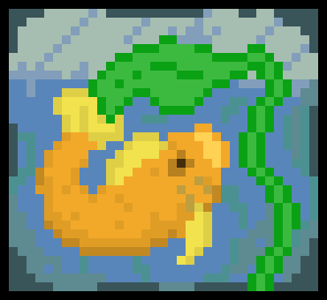 [8d78af] fish in pond