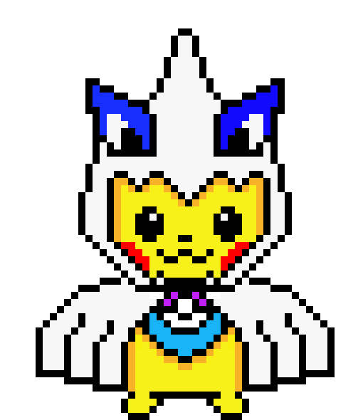 Lugia pikachu perler