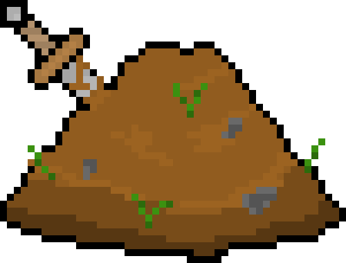 [e5f2a6] Dirt_Pile_With_Sword