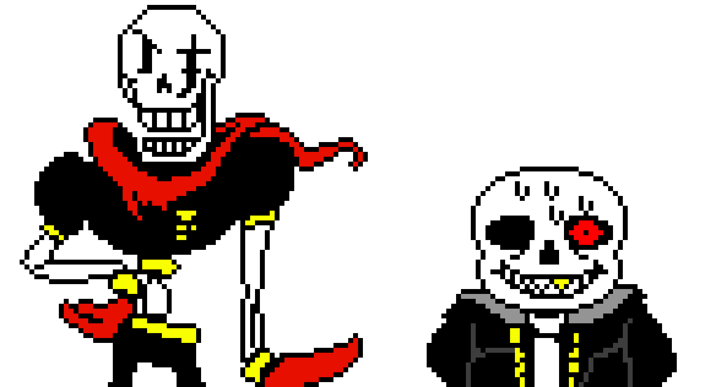 [9664c4] sans and papyrus (Underfell)