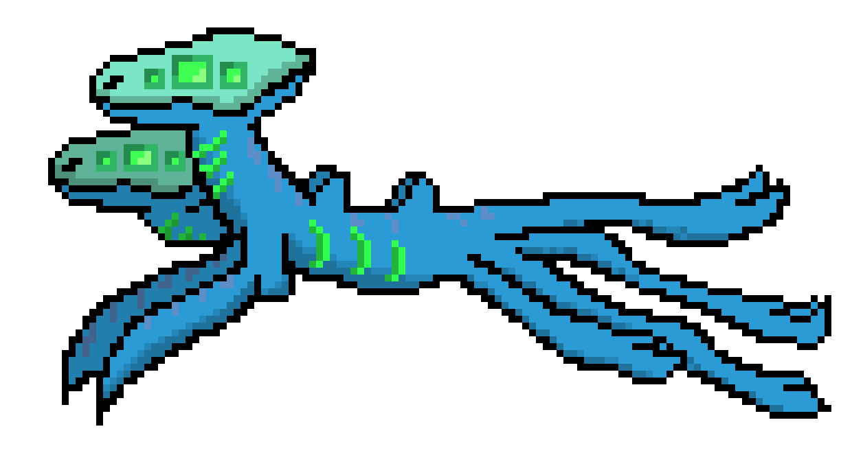 [c91422] *Grows up to 40 feet and crawls out of the lake making loud noises*
