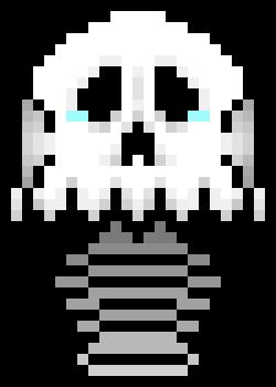 [95be89] Realistic Papyrus Head Jaw-less | -Terrie
