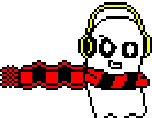 [9664c4] SwappedFable Napstablook Battle Sprite 1 collerd