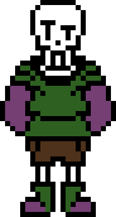 [6a1761] Underswap Papyrus Overworld Attempt1(AlternatePalette)