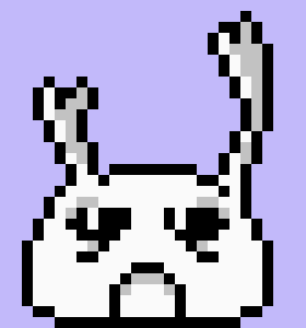 [05b0c1] (When I'm bored, I bow down to Zote the Mighty and his nail Life Ender.)