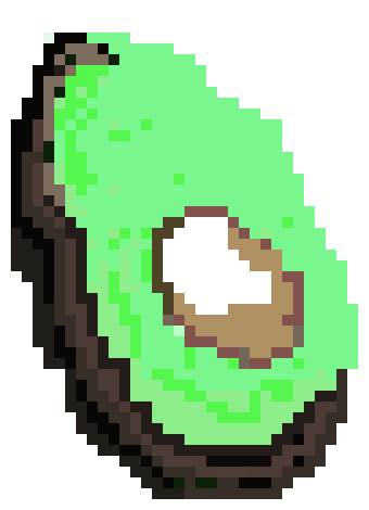 [f4551c] Pixel Avocado