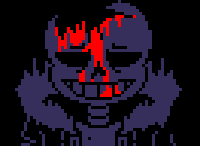 [7ce906] *(He'd take the hit for papyrus.) -HorrorTale Sans