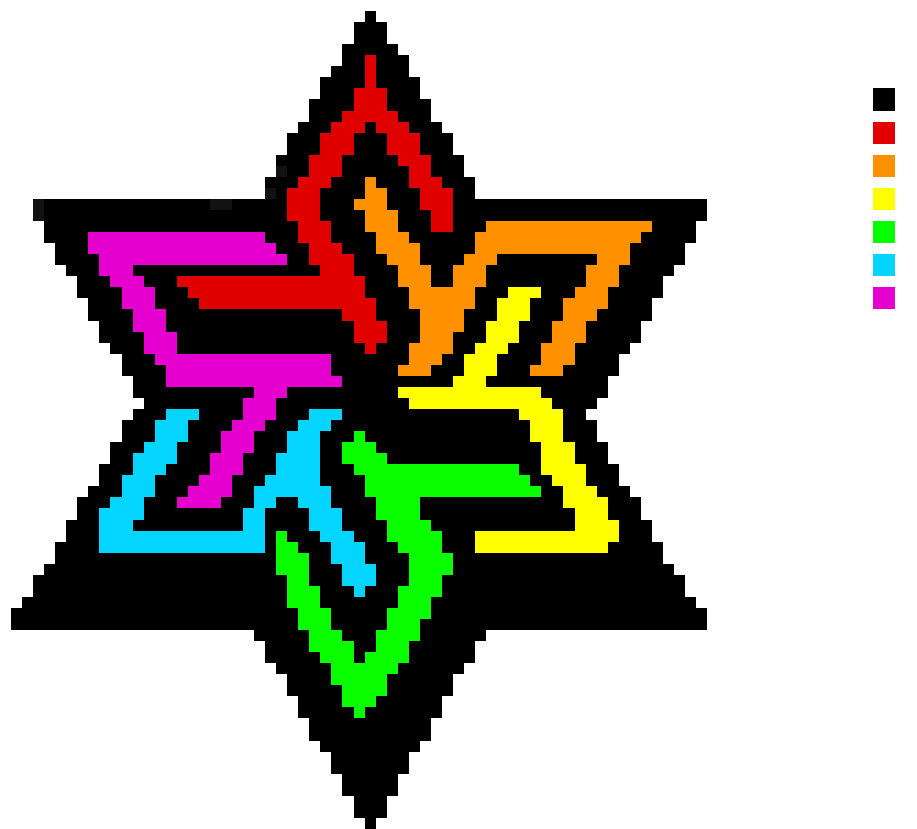 [9664c4] Rainbow Star
