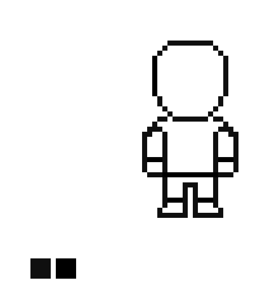 Base for pixel art