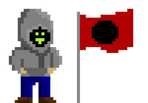 [ad3cba] Hooded figure