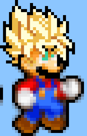 [4560b5] ssj mario run 5 sprite