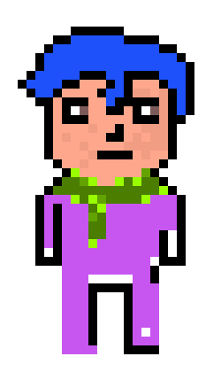 [b7f9ea] Danganronpa pixel sprite base